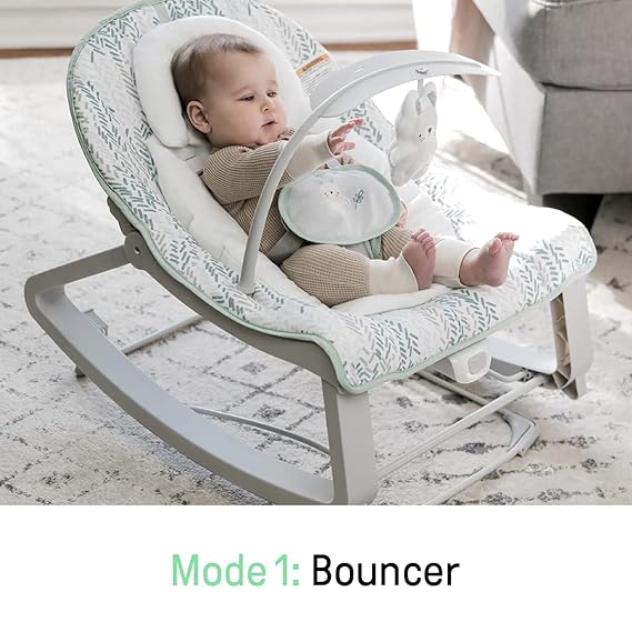Ingenuity Keep Cozy 3-in-1 Grow with Me Vibrating Baby Bouncer Seat & Infant to Toddler Rocker - Image 2