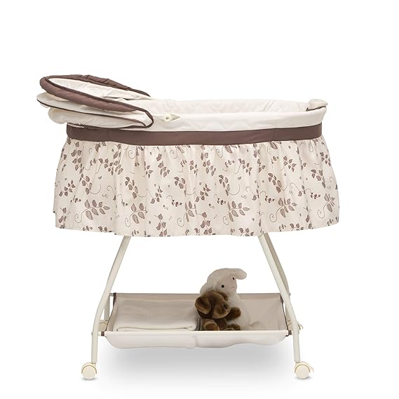 Delta Children Deluxe Sweet Beginnings Bedside Portable Crib