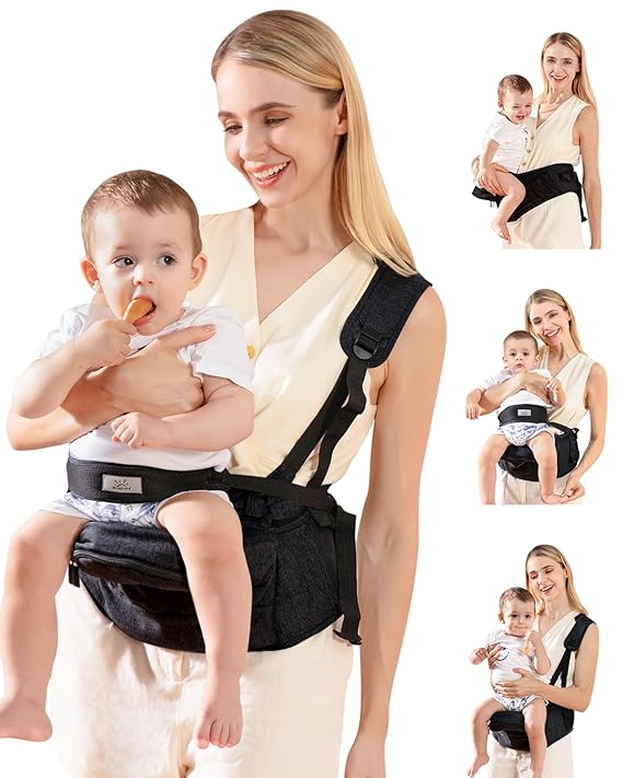 Baby Carrier, MOMTORY Hip Seat Carrier with Adjustable Strap