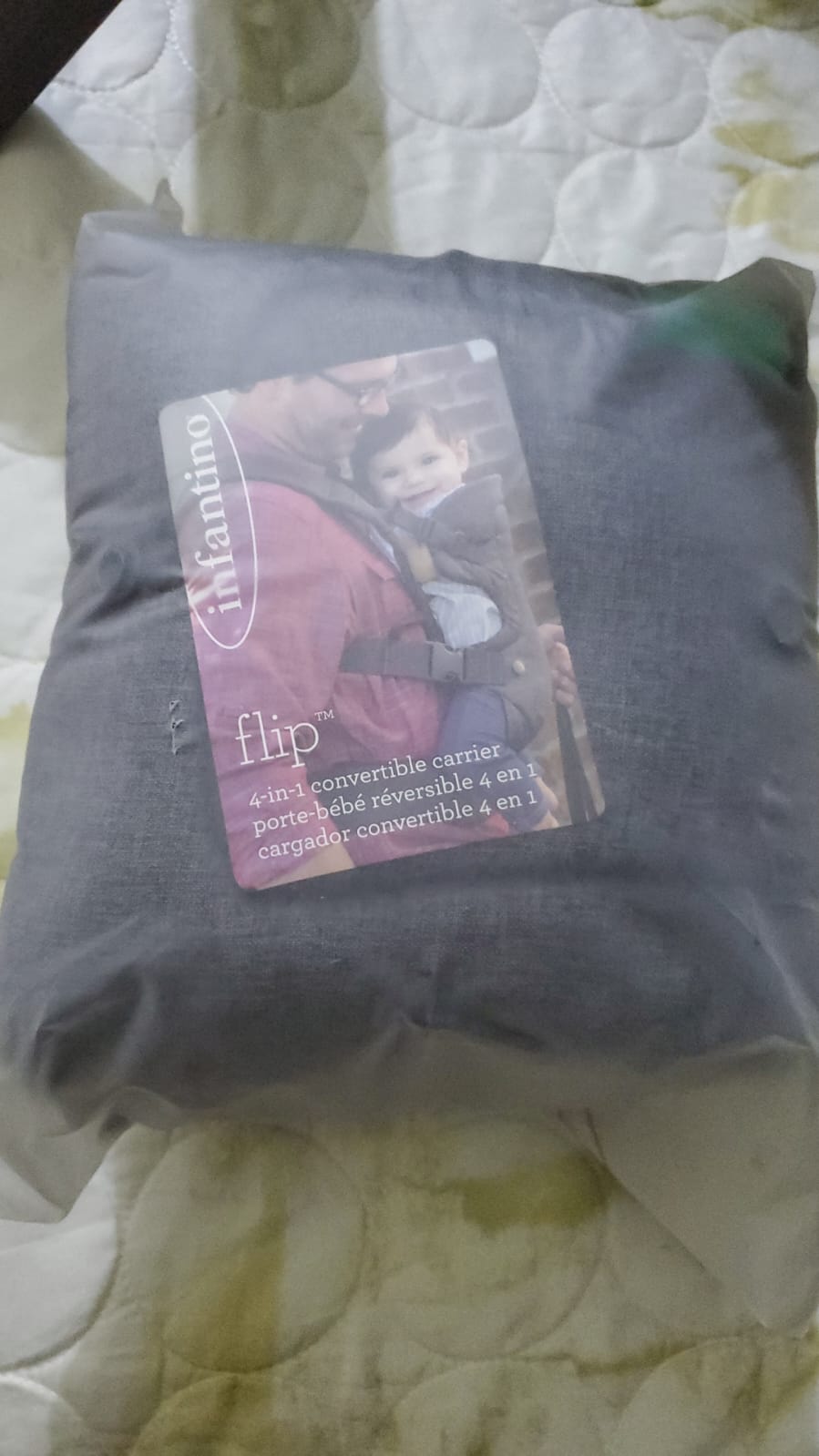 Infantino Flip Advanced 4-in-1 Carrier - Ergonomic, convertible, face-in and face-out front and back carry for newborns and older babies 8-32 lbs - Image 4
