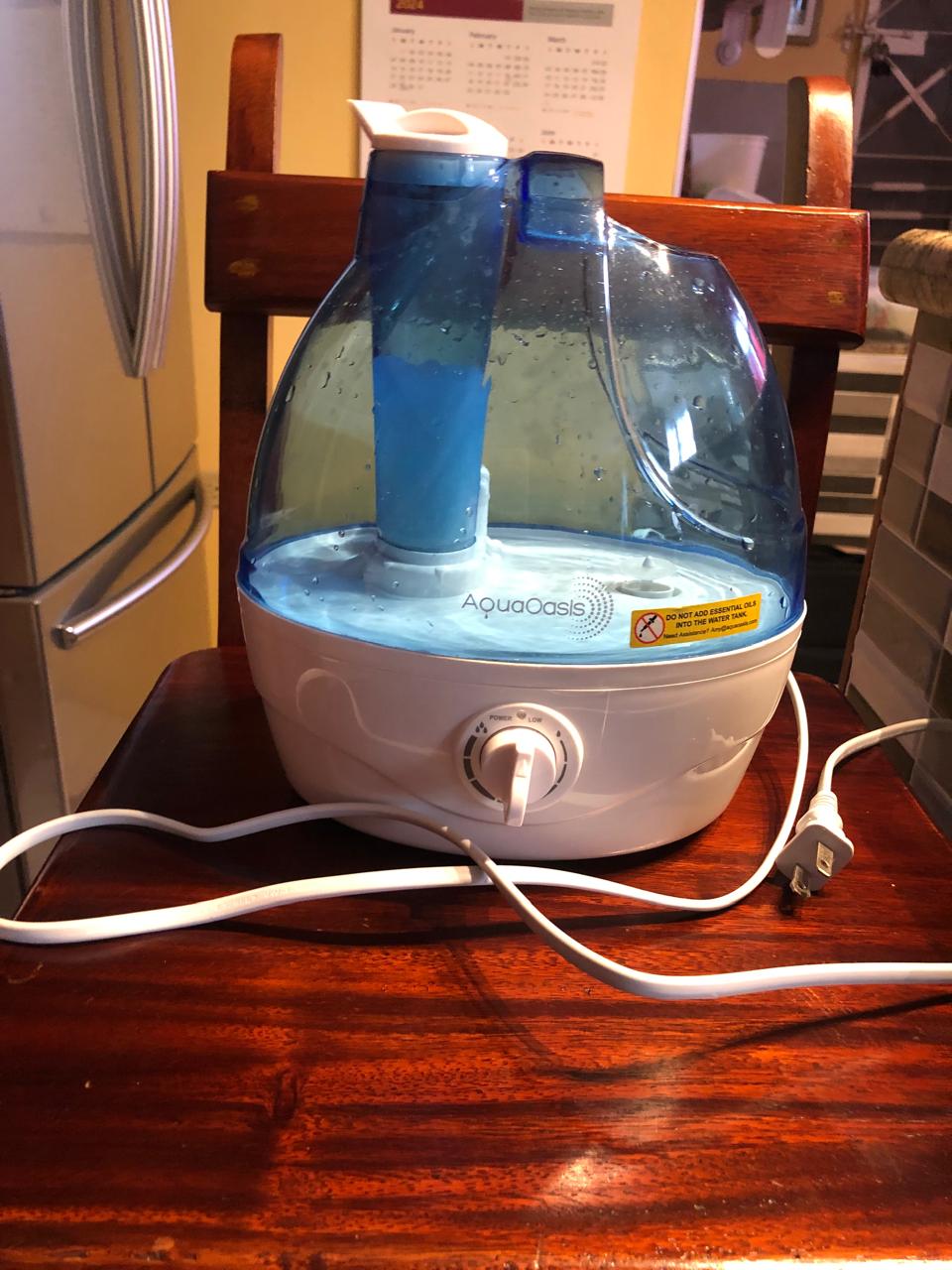 AquaOasis® Cool Mist Humidifier (2.2L Water Tank) Quiet Ultrasonic Humidifiers for Bedroom & Large room - Adjustable -360 Rotation Nozzle, Auto-Shut Off, Humidifiers for Babies Nursery & Whole House - Image 4