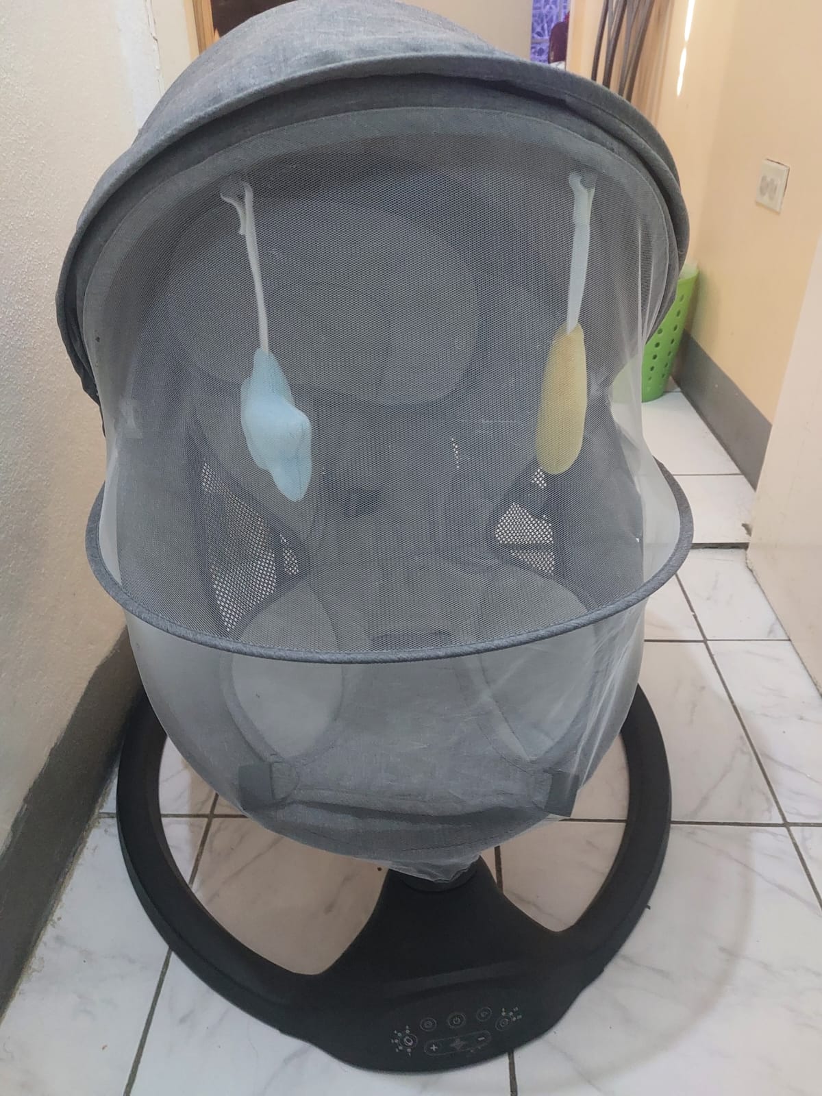 Baby Swing for Infants | Electric Bouncer for Babies,Portable Swing for Baby Boy Girl,Remote Control Indoor Baby Rocker with 5 Sway Speeds,1 Seat Positions,10 Music and Bluetooth - Image 6