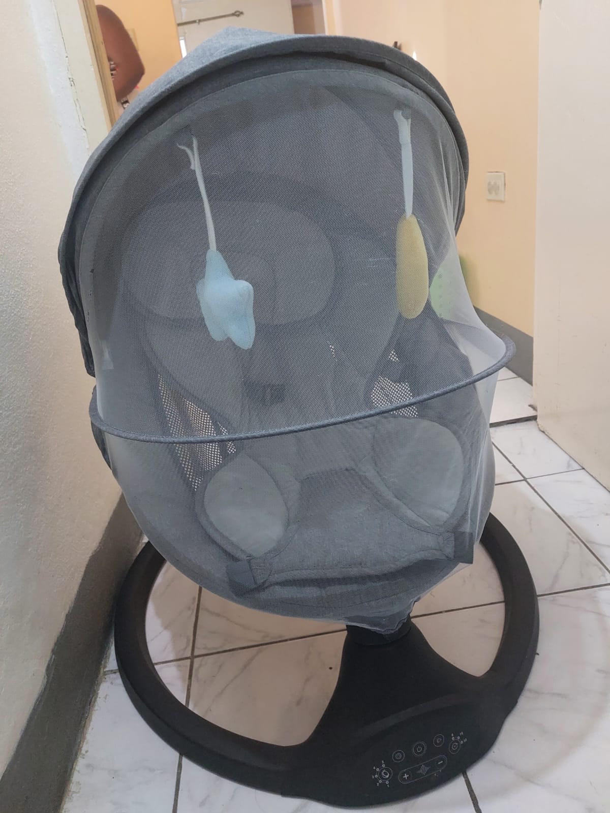 Baby Swing for Infants | Electric Bouncer for Babies,Portable Swing for Baby Boy Girl,Remote Control Indoor Baby Rocker with 5 Sway Speeds,1 Seat Positions,10 Music and Bluetooth - Image 2