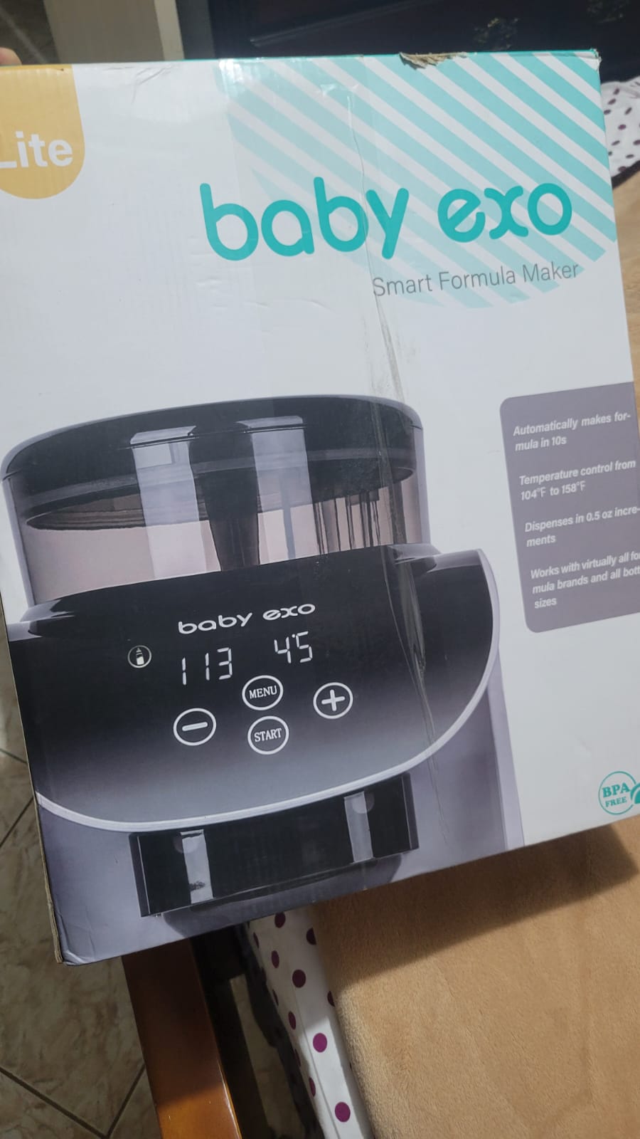 Formula Milk Dispenser, Automatic Electric Formula Mixer Warmer, Milking Machine for Baby - Easily Make Bottle with Automatic Powder Blending - Image 3