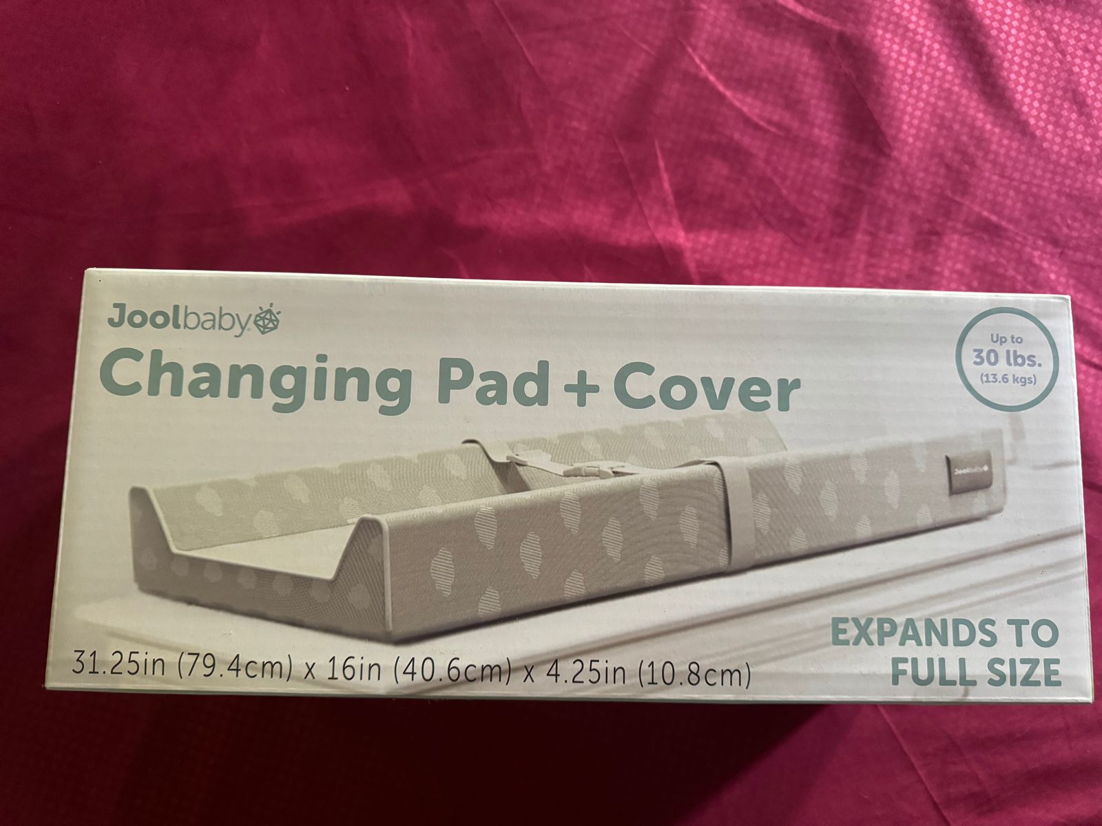 Jool Baby Soft Changing Pad + Washable Cover, Non-Slip - Fits Standard Changing Tables & Dressers - Image 3
