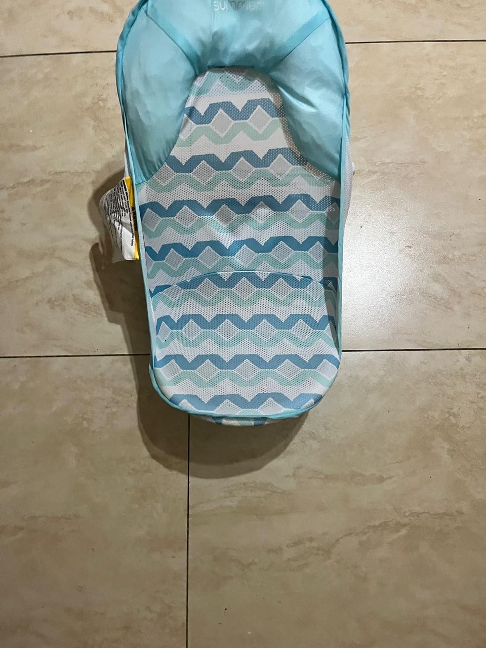 Summer Infant Deluxe Baby Bath Seat, Adjustable Support for Sink or Bathtub, Includes 3 Reclining Positions - Geo Waves - Image 5