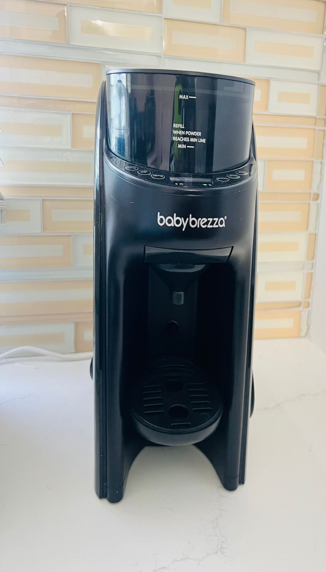 Baby Brezza Formula Pro Advanced WiFi Formula Dispenser - Automatically Mix a Warm Formula Bottle From Your Phone Instantly – Easily Make Bottle With Automatic Powder Blending Machine, Black - Image 2