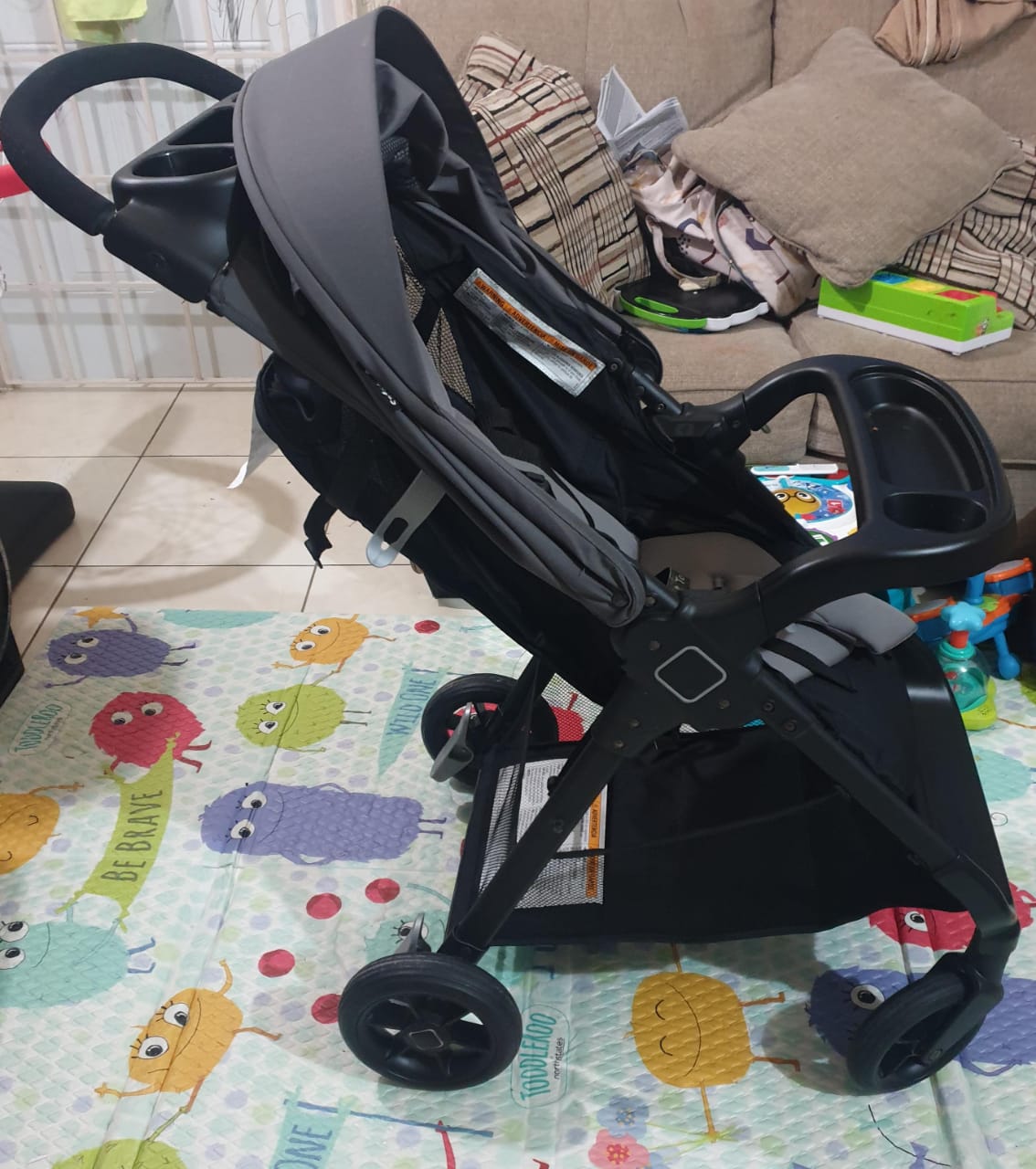 Safety 1st Smooth Ride Travel System Stroller and Car Seat OnBoard™ FLX - Efficient Infant Car Seat Stroller and Infant Car Seat and Stroller Combo, Monument - Image 7