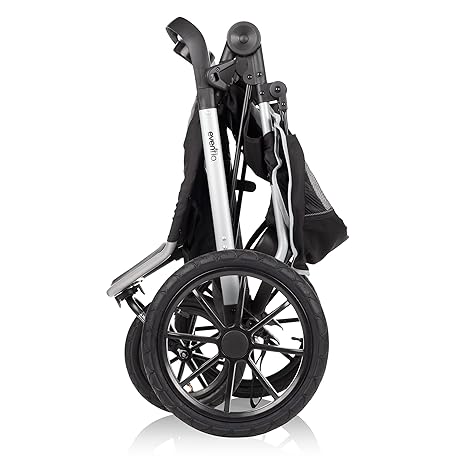 Evenflo Victory Plus Jogger Stroller, Compact, Lightweight, Self-Standing, Ample Storage, Large Tires, Swivel Wheel, Full Coverage Canopy, Multi-Reclining Seat, Compatible With LiteMax Infant Car Seat - Image 2