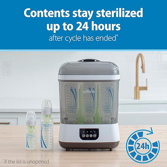 Dr. Brown's All-in-One Sterilizer and Dryer for Baby Bottles, Parts & Other Newborn Essentials - Image 2