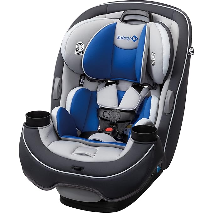 Safety 1st Grow and Go All-in-One Convertible Car Seat, Rear Facing Car Seat 5-40 lbs, Forward Facing Car 30–65 lbs, High Back Booster Seat 40-100 lbs