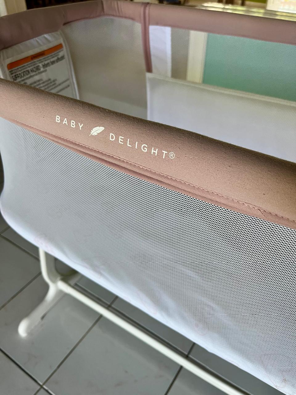 Baby Delight Beside Me Dreamer Bassinet | Bedside Sleeper & Baby Bassinet | 6-Position Height Adjustment | 100% GOTS Certified Organic Cotton Fabric - Image 2