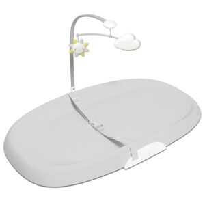 Skip Hop Baby Changing Pad Nursery Style Wipe-Clean Contoured with Cushioned Foam Grey