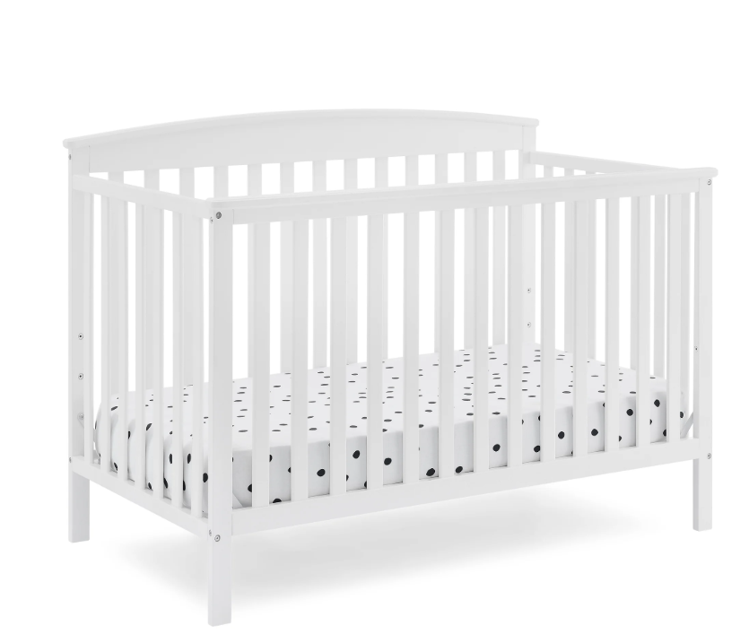 Delta Children Hanover 4-in-1 Convertible Baby Crib with Mattress
