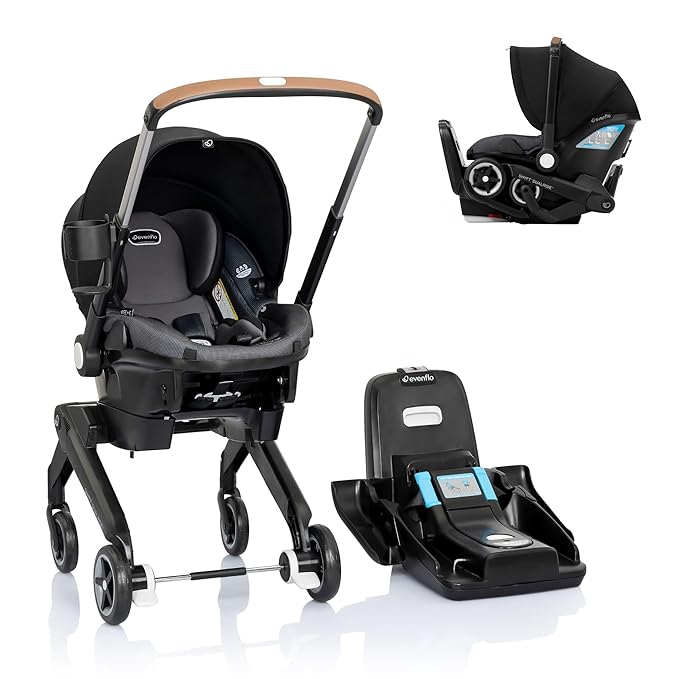 Evenflo Shyft DualRide Infant Car Seat Stroller Combo with Carryall ...