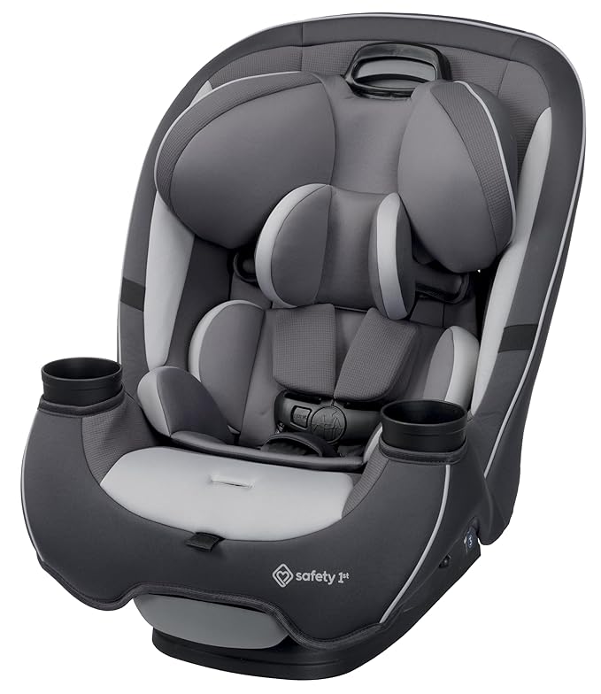 Safety 1st Grow and Go All-in-One Slim Convertible Car Seat, Rear Facing, 5-40 lbs, Forward Facing (30–65 lbs), High Back Booster Seat 40-100 pounds