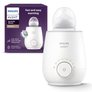 Philips Avent Premium Fast Bottle Warmer, with Smart Temperature Control, Water Bath Technology, Automatic Shut-Off