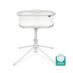 HALO BassiNest Swivel Sleeper 3.0 – Over-Bed Baby Bassinet with 360 Rotation, Adjustable Height, Breathable Mesh, Safe Close Sleeping, Lowering Wall for Easy Access, Feeding & C-Section Recovery