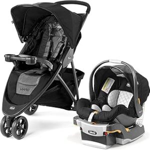 Fit2 Adapt Infant & Toddler Car Seat, Chicco Bravo Quick Fold Stroller Combo