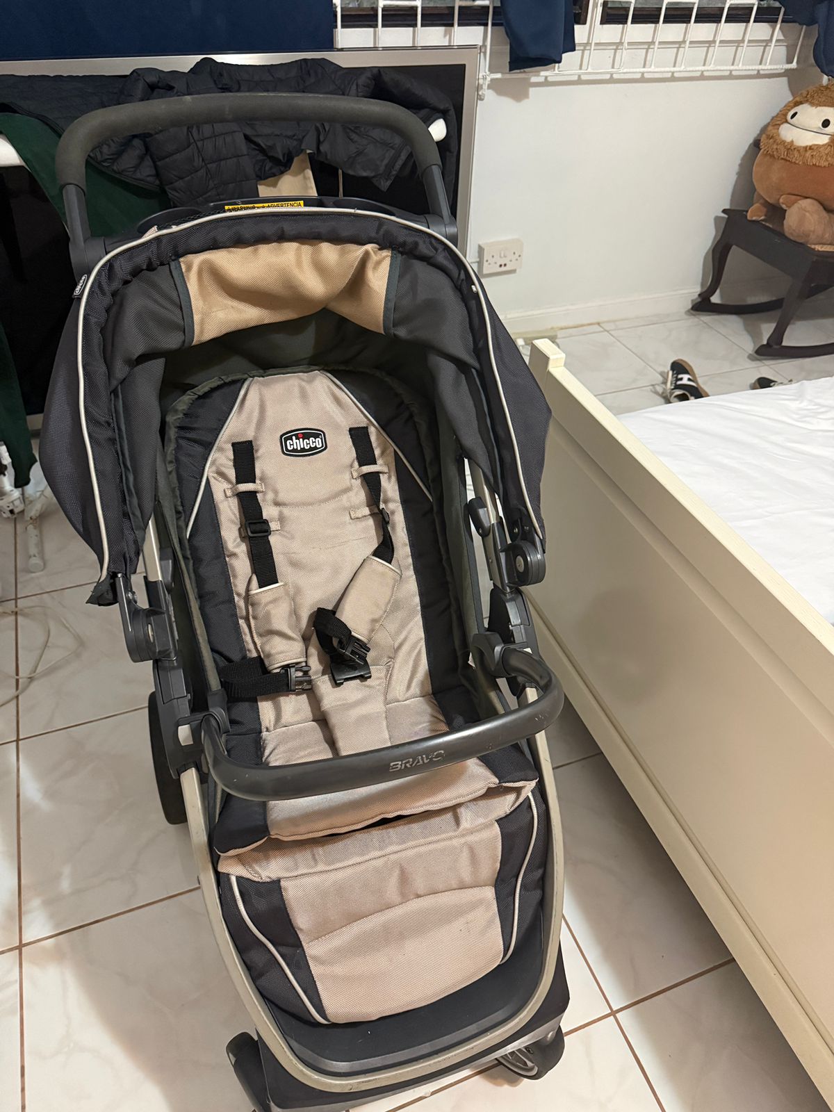 Fit2 Adapt Infant & Toddler Car Seat, Chicco Bravo Quick Fold Stroller Combo - Image 3