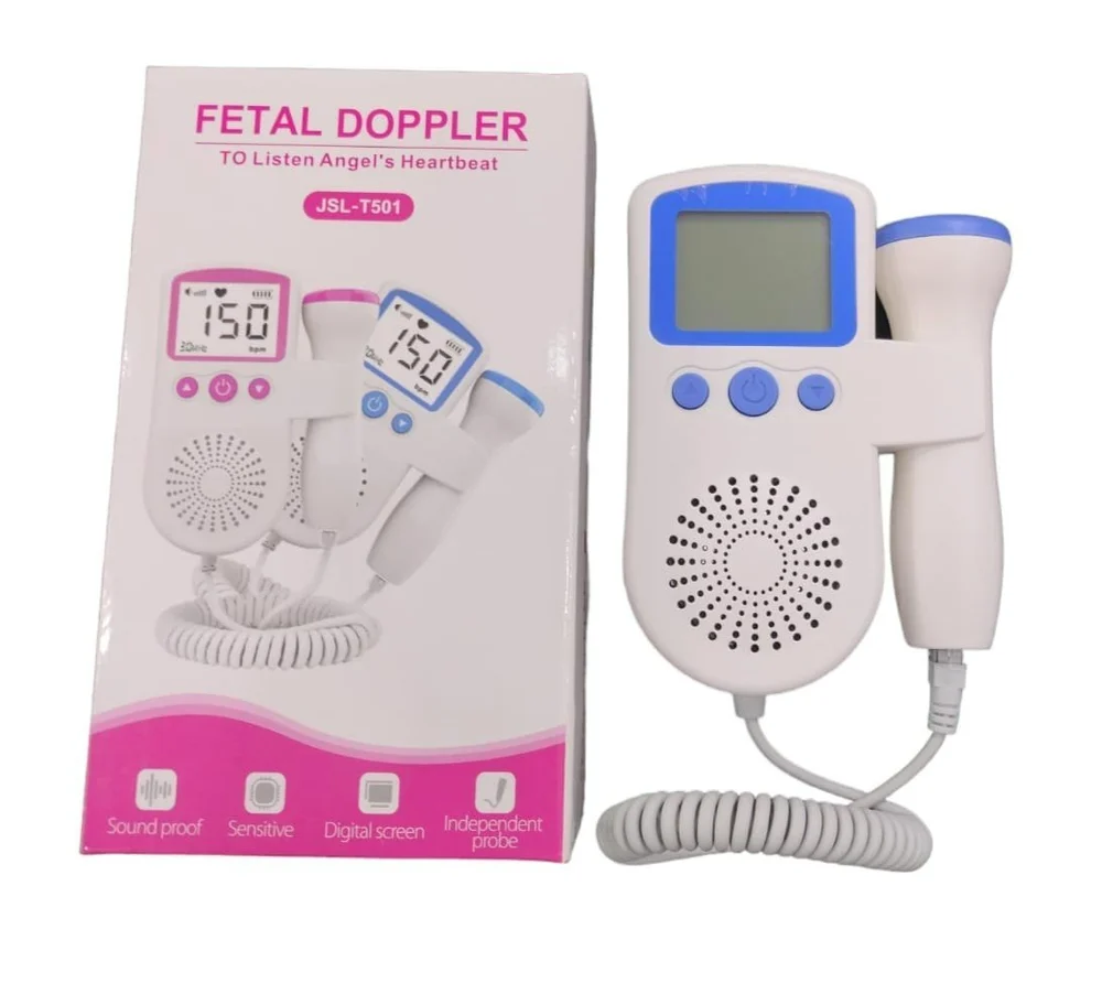 Handheld CARETRUST JSL T501 Fetal Doppler, Probe frequency: 2 MHz