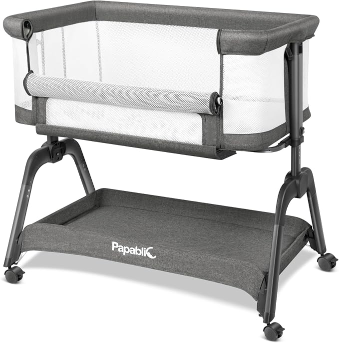Papablic Baby Bassinet Bedside Sleeper